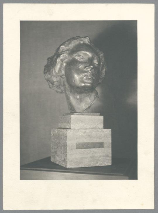 Kopf der Tänzerin, 1929, Bronze
