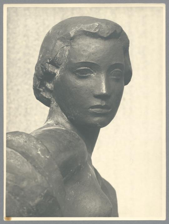 Brunnenfigur, Detail, 1919, Bronze