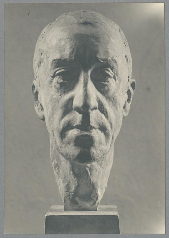 Porträt Henry van de Velde, 1913, Gips