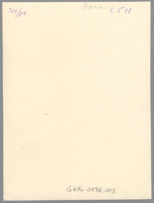Brunnenentwurf Aufruf I, 1914/16, Gips