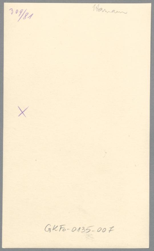 Brunnenentwurf Aufruf II, 1914/17, Gips
