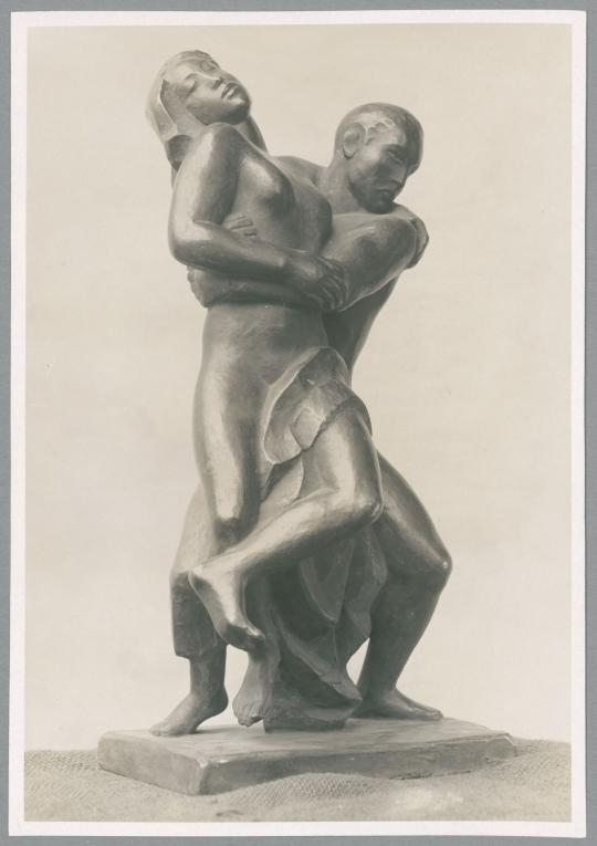Frauenraub, 1919, Bronze