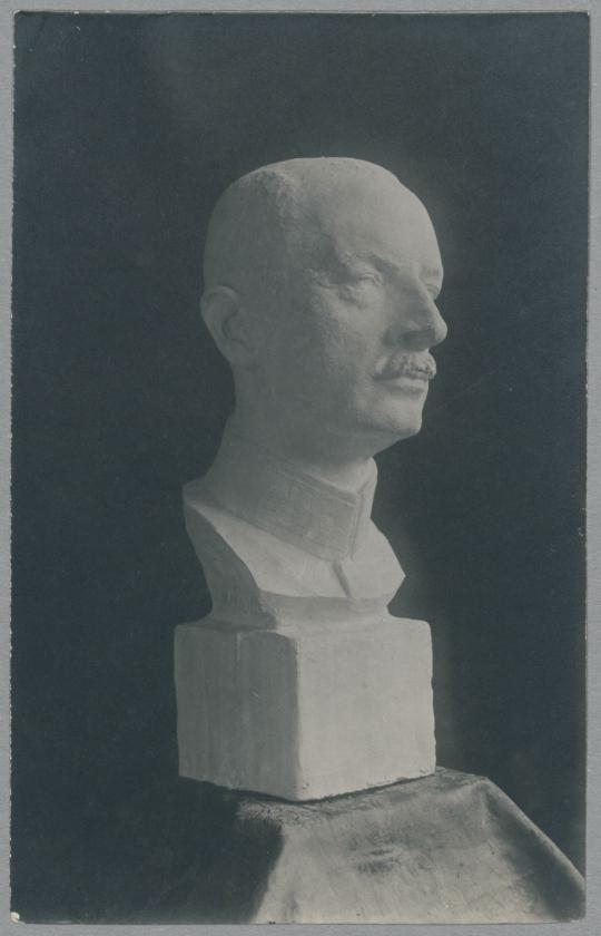 Porträt Otto von Lossow, 1917, Gips