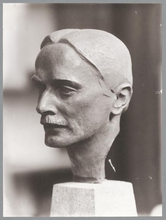 Porträt Wilhelm R. Valentiner, 1919, Bronze
