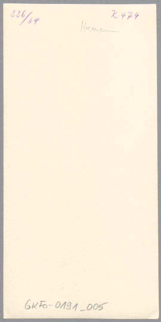 Adam, 1919/20, Gips farbig gefasst