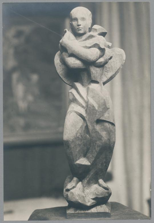 Törichter Engel, 1922, Holz
