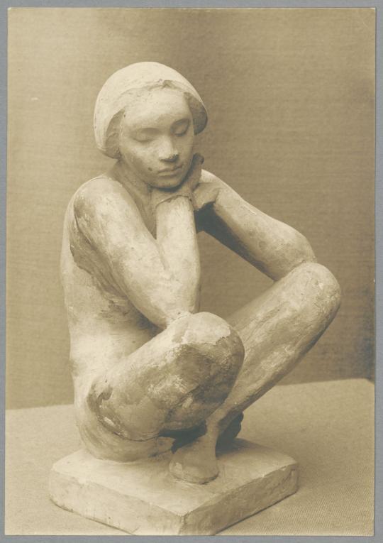 Sitzende,1923, Gips