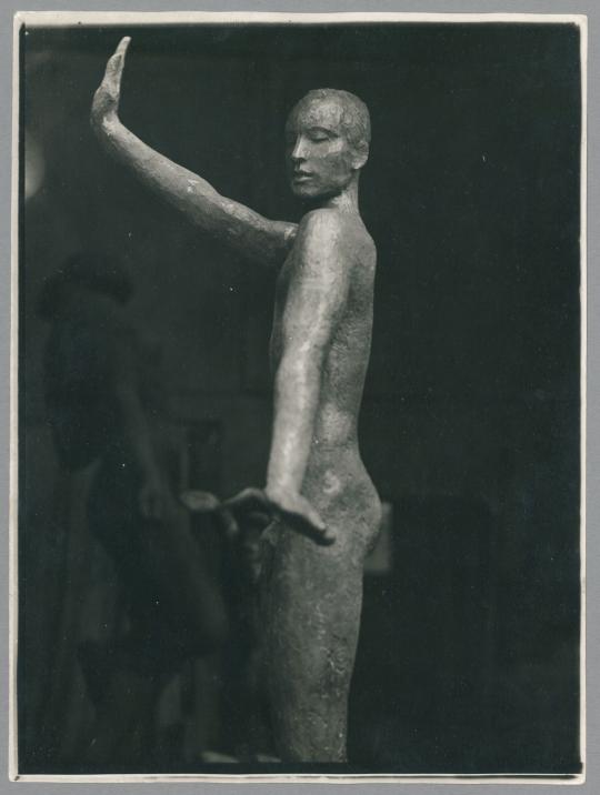 Verkündung, Detail, 1923/24, Bronze