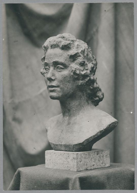 Porträt Benjamine Kolbe, 1924, Bronze
