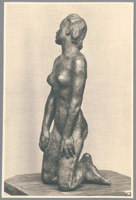Kniende, 1930, Bronze