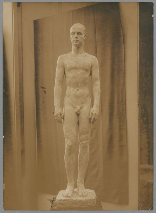 Studie nach dem Tänzer Ted Shawn, 1930, Gips