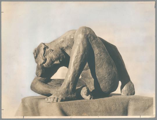 Niedergebeugte, 1932, Bronze