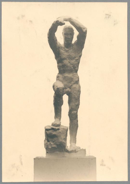 Zarathustras Erhebung, Skizze, 1932, Gips