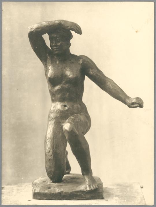 Entwurf Kniende1935/36, Bronze