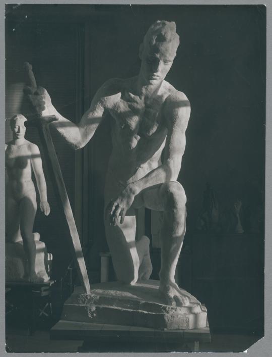 Denkmal Opfer der Arbeit, 1938/39, Gips