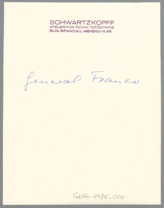 Porträt Francisco Franco, 1938, Bronze