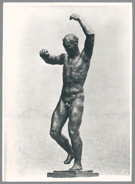 Tanzender Mann, 1945, Bronze