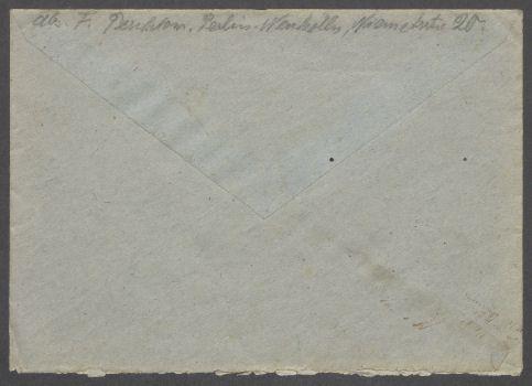 Brief von Franz Peschlon an Kolbe, Hinterbliebene