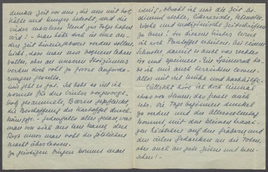Briefe von Ilse Schaefer an Georg Kolbe