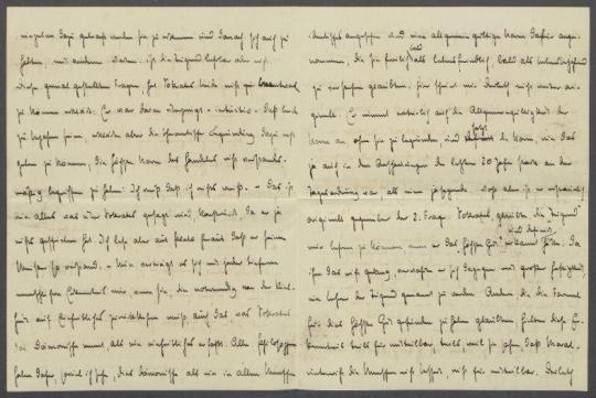 Brief von Hermann Schmitt an Georg Kolbe