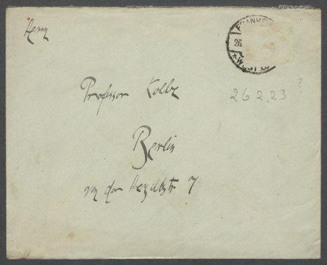 Brief von Fritz Sternberg an Georg Kolbe