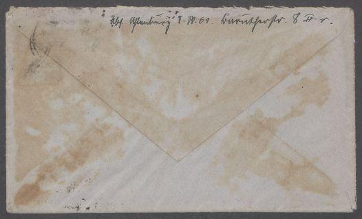 Brief von Bertel Uhlenburg an Georg Kolbe