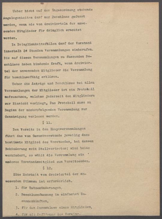 Satzungen der Berliner Secession E.V.