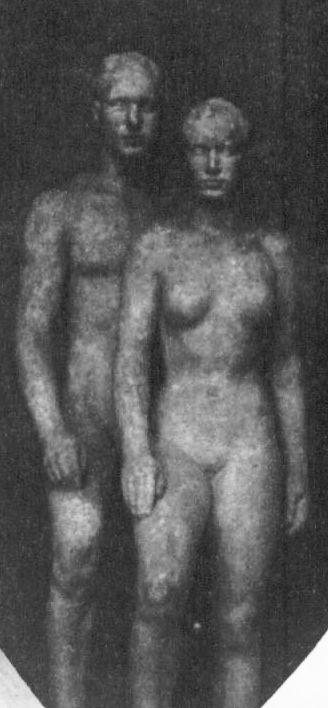 Menschenpaar (mittelgroßes Modell)