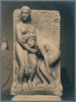 Relief Trost, 1902/09, Kalkstein