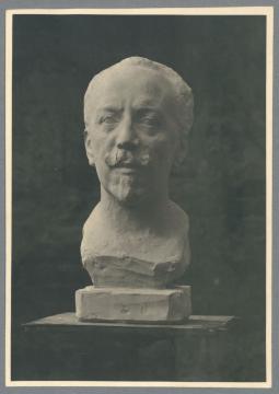 Porträt Francisco d´Andrade, 1911, Gips