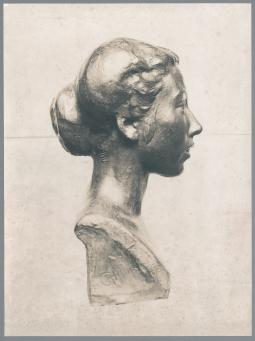 Porträt Frau Viola Tegtmeyer, 1911, Bronze