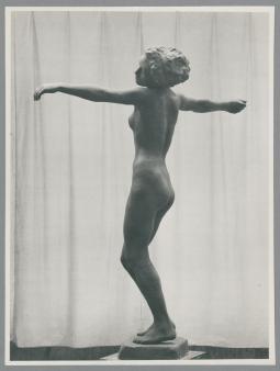 Tänzerin, 1911/12, Gips, farbig gefasst