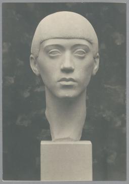 Porträt Wolf Heinle, 1915, Kalkstein