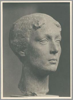 Porträt Marguerite von Kühlmann, 1915, Bronze