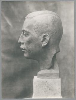 Porträt Richard von Kühlmann, 1917/18, Bronze
