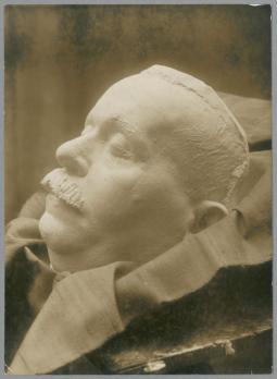 Totenmaske Friedrich Ebert, 1925, Gips