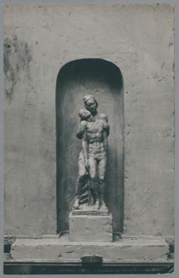 Grabkapelle Thyssen, Pietà, Entwurf III, 1925/26, Ton
