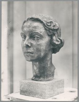 Porträt Miss Gertrude Weyhe, 1929 oder 1937, Bronze