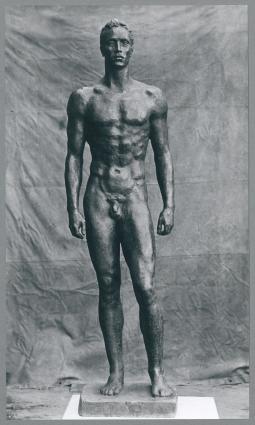 Junger Kämpfer, 1938/46, Bronze