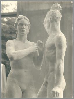 Mars und Venus I, 1940, Gips, Detail