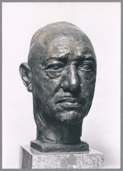 Porträt Konstantin Hierl, 1942, Bronze