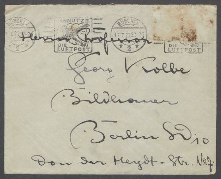 Brief von Karl Romeis an Kolbe GKM Online Sammlung