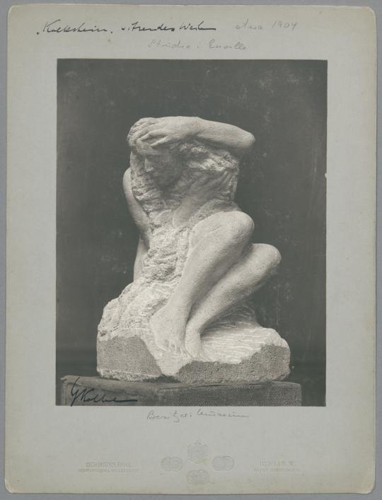 Sitzendes Weib, 1904, Euville-Kalkstein