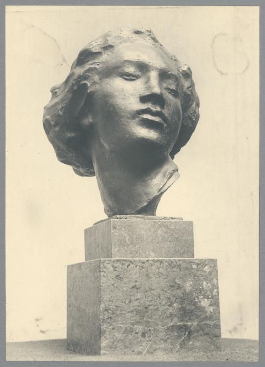 Kopf der Tänzerin, 1929, Bronze