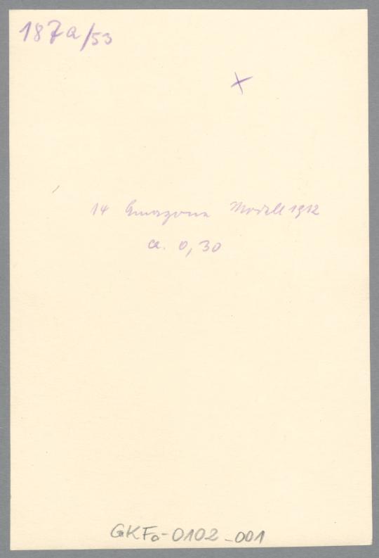 Kleine Amazone, 1911/12, Gips