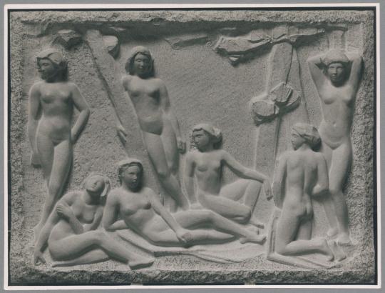 Relief Sommertag, 1913, Marmor