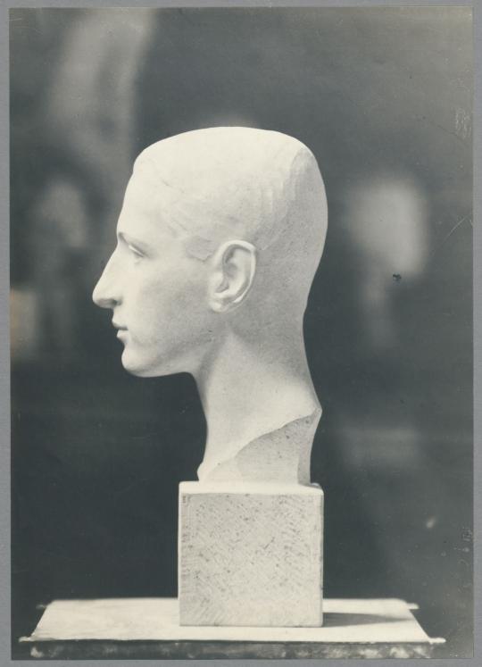 Porträt Werner Hirschfeld, 1915, Marmor