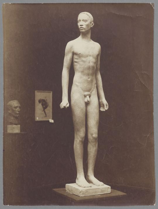 Statue eines Somali, 1915, Gips