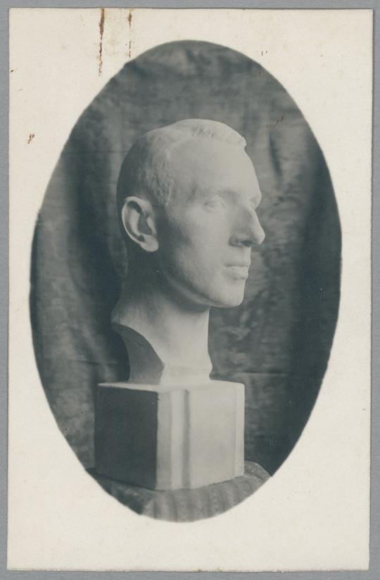Porträt Dietrich von Scharfenberg, 1917, Gips