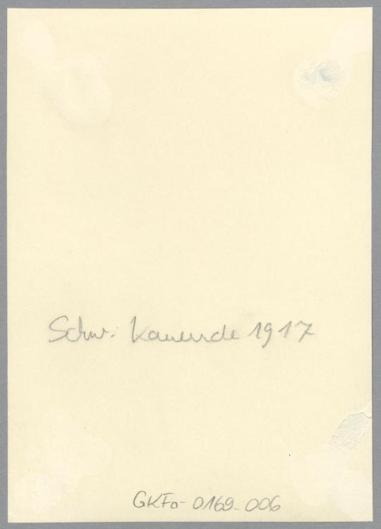 Kauernde, 1917, Gips